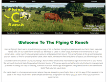 Tablet Screenshot of cowsandpecans.com